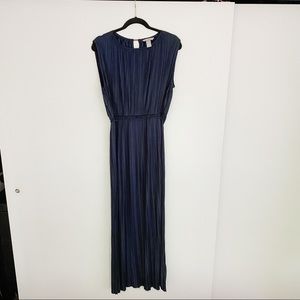 H&M pleated maxi dress
